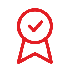 Award rosette, quality guaranteed